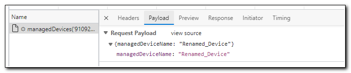 Payload In Dev Tools